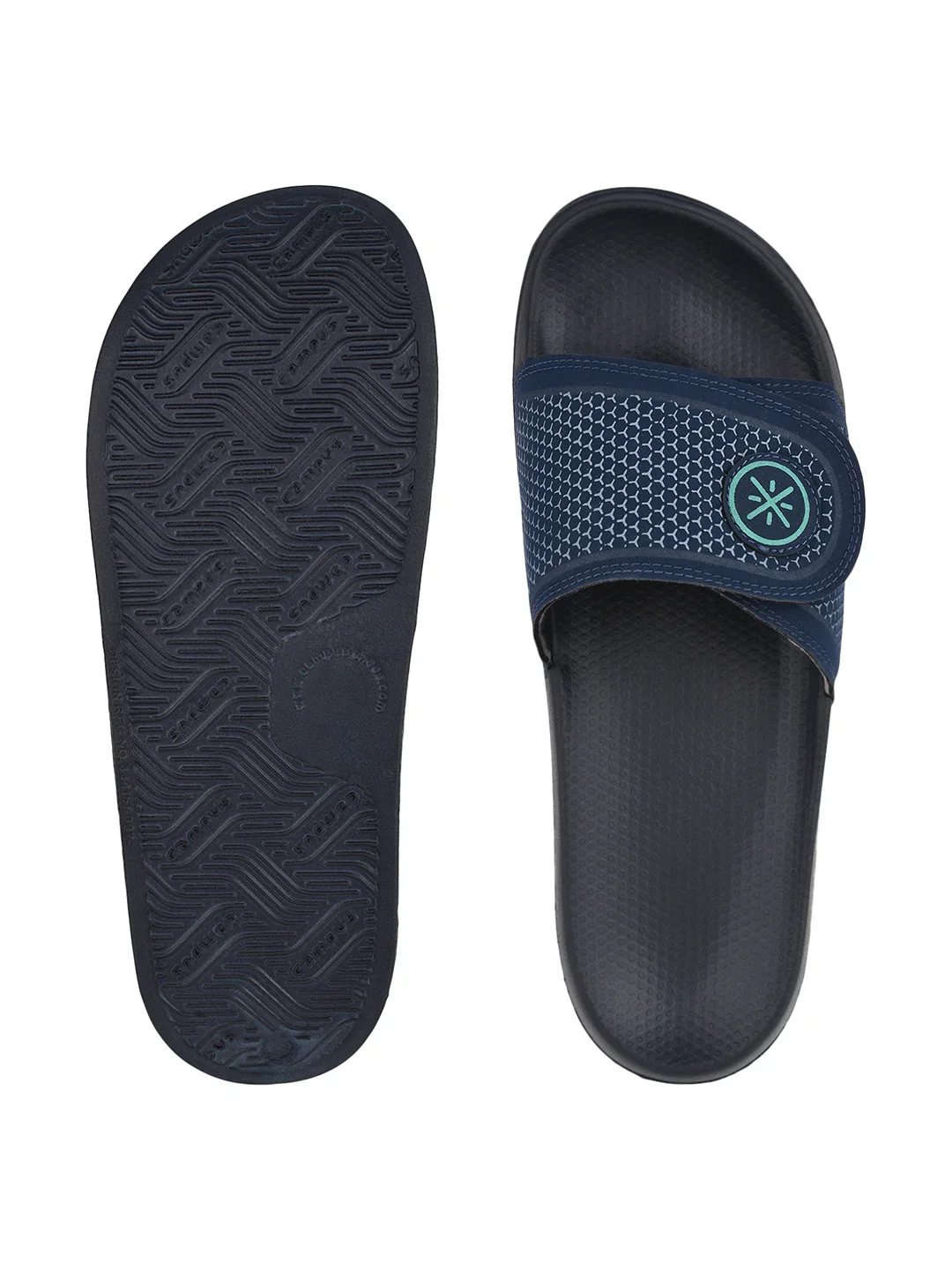 SL-407 Navy Men's Slides - Image 4