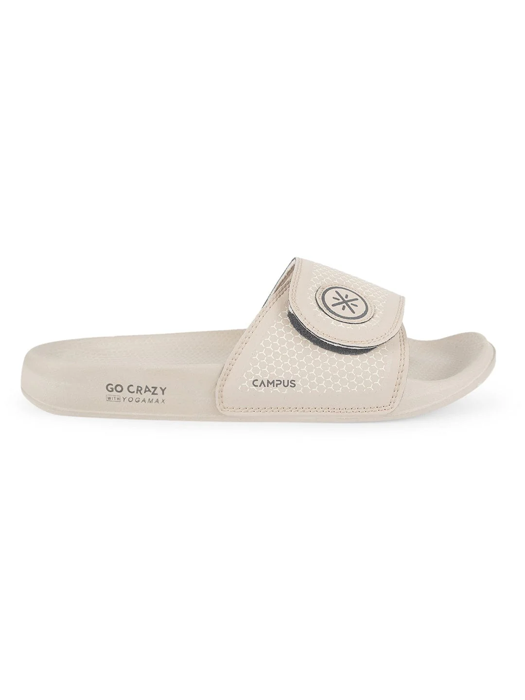SL-407A Beige Men's Slides - Image 2