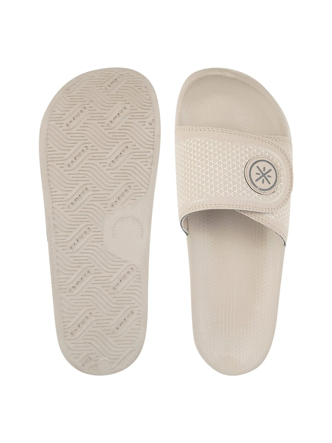 SL-407A Beige Men's Slides - Image 4