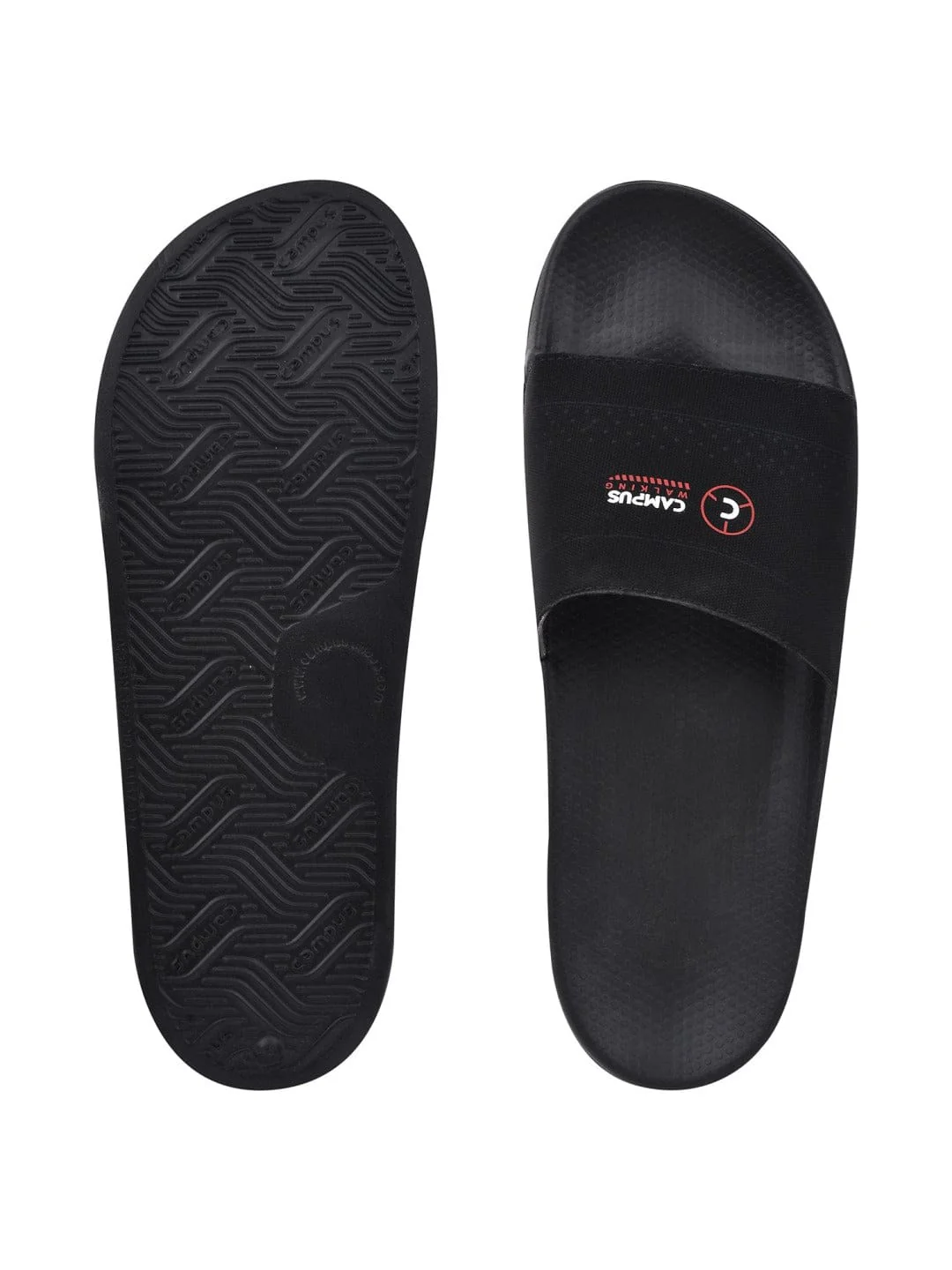 SL-408 Black Men's Slides - Image 5