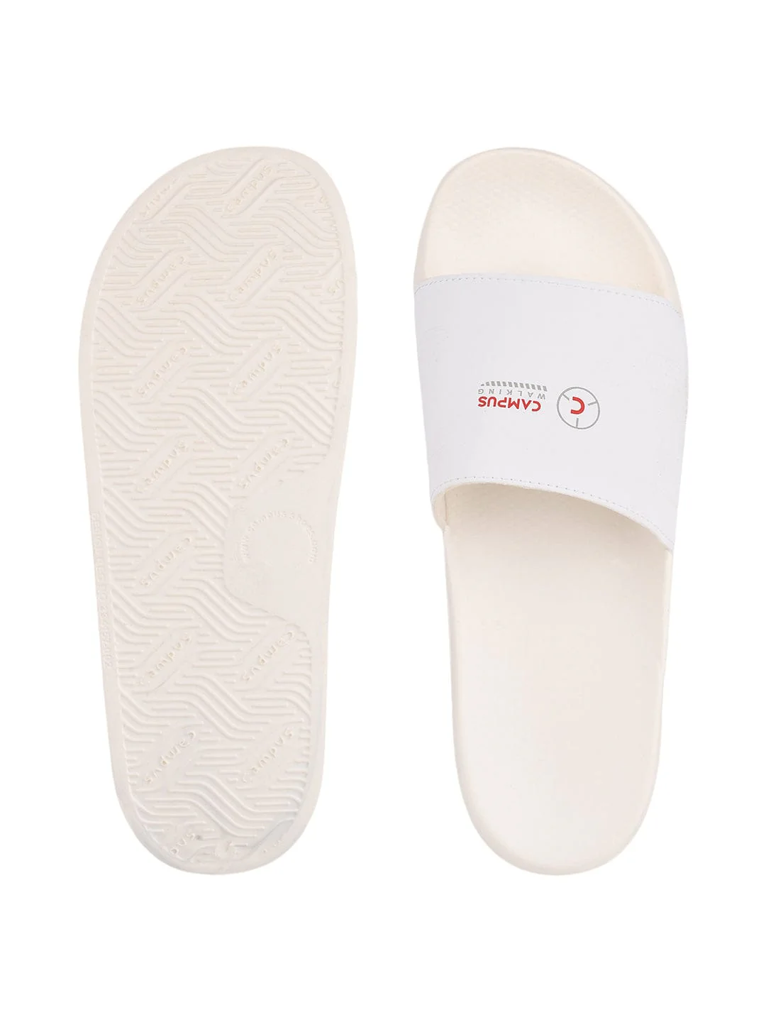 SL-408 White Men's Slides - Image 4