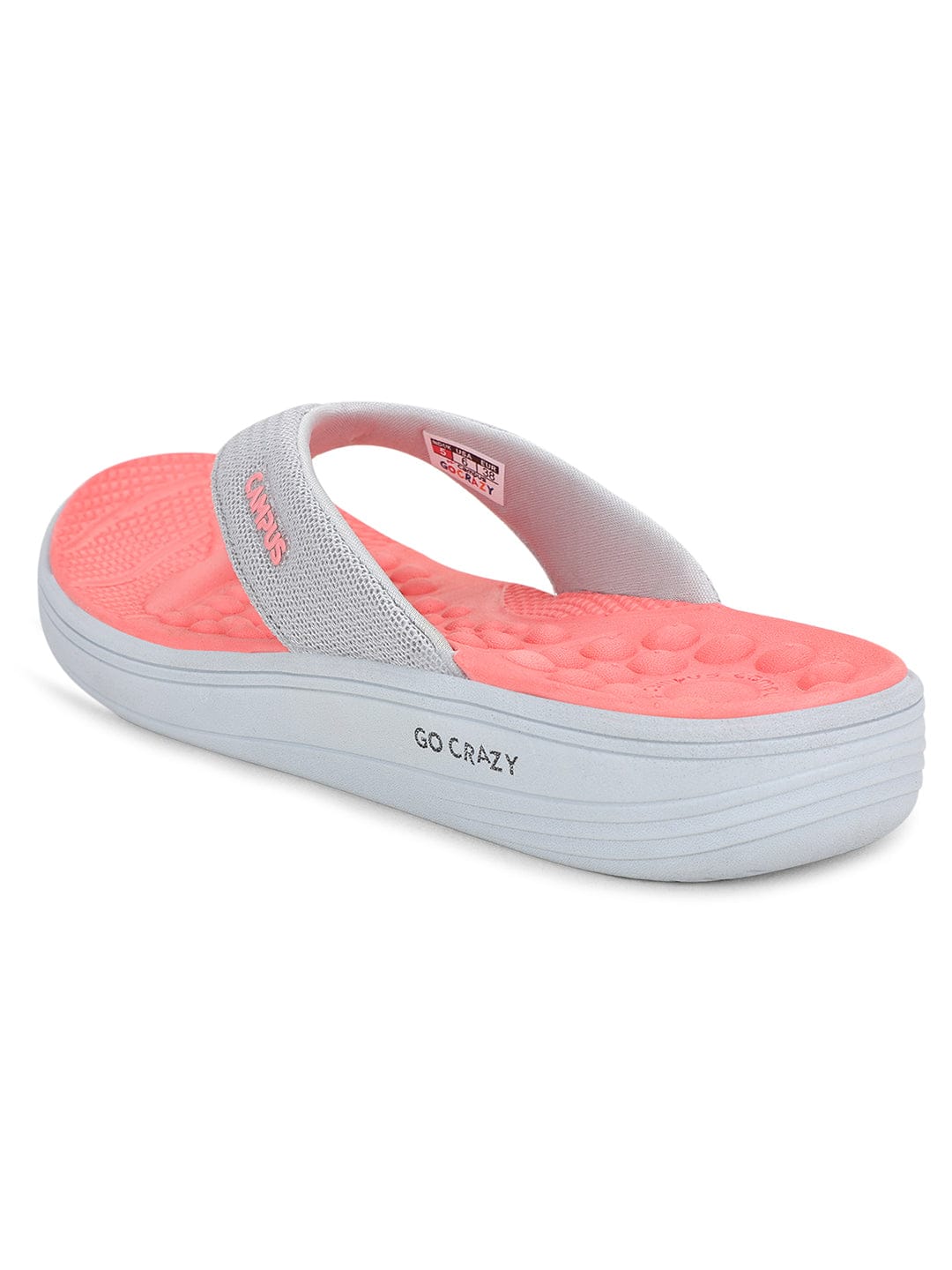 SL-411L-A Grey Women's Flip Flops - Image 3