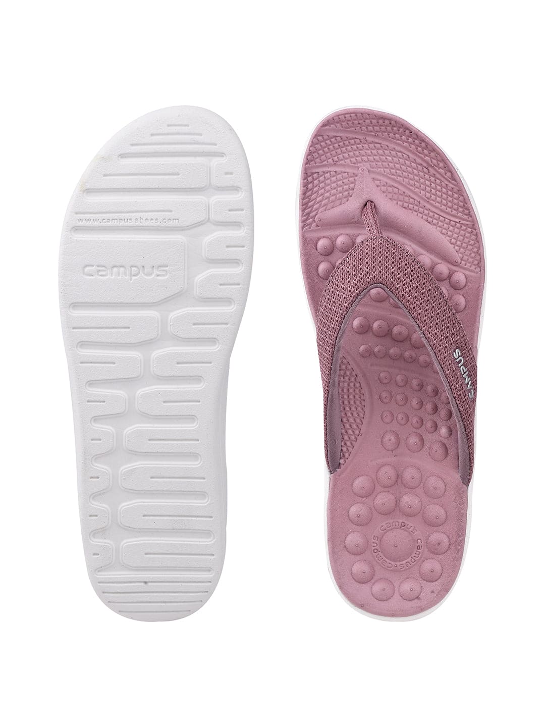 SL-411L-A Mauve Women's Flip Flops - Image 4