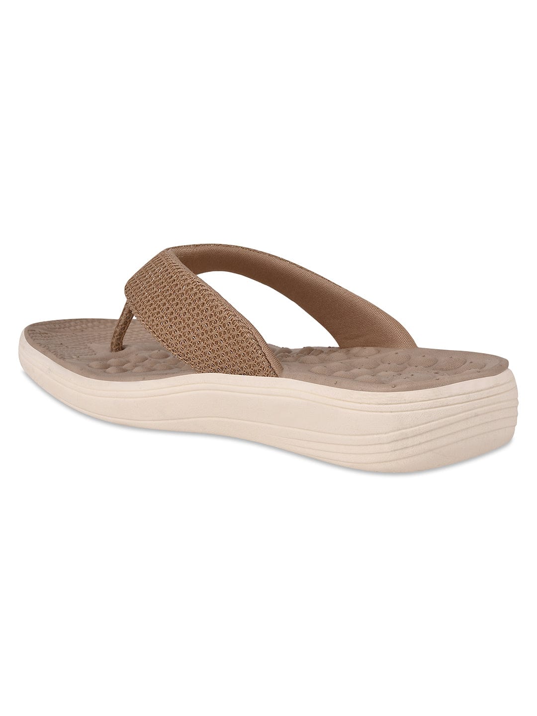 SL-411L Beige Women's Flip Flops - Image 3