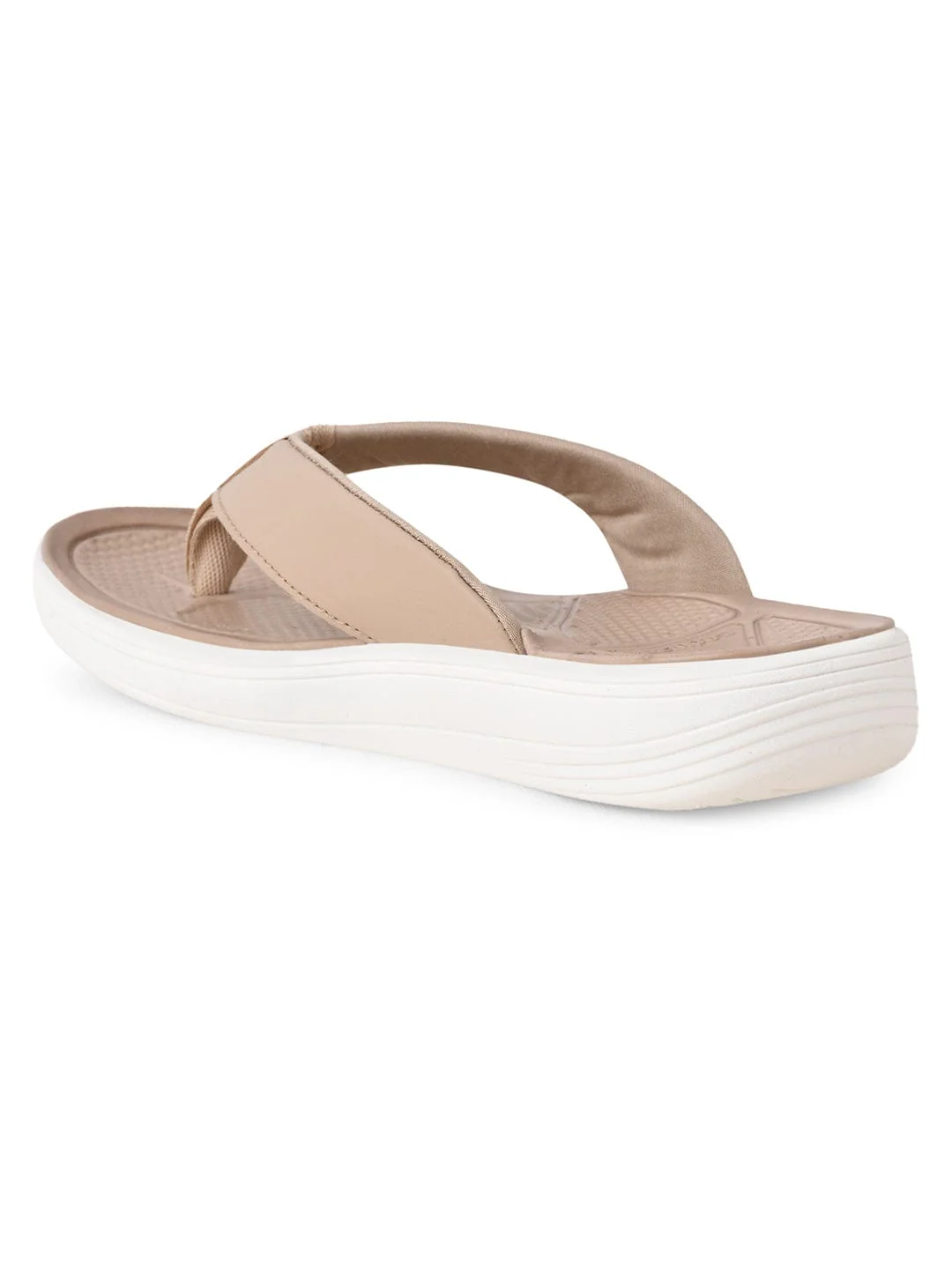 SL-418L Beige Women's Flip Flops - Image 3