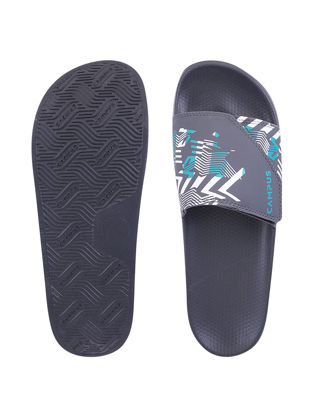 SL-422 Grey Men's Slider - Image 4