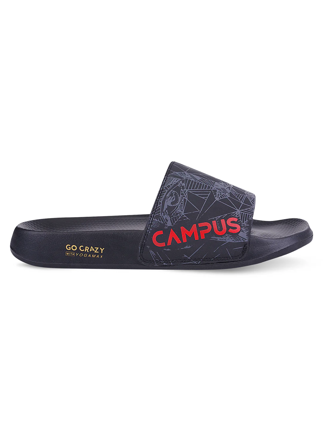 SL-423A Black Men's Slides - Image 2