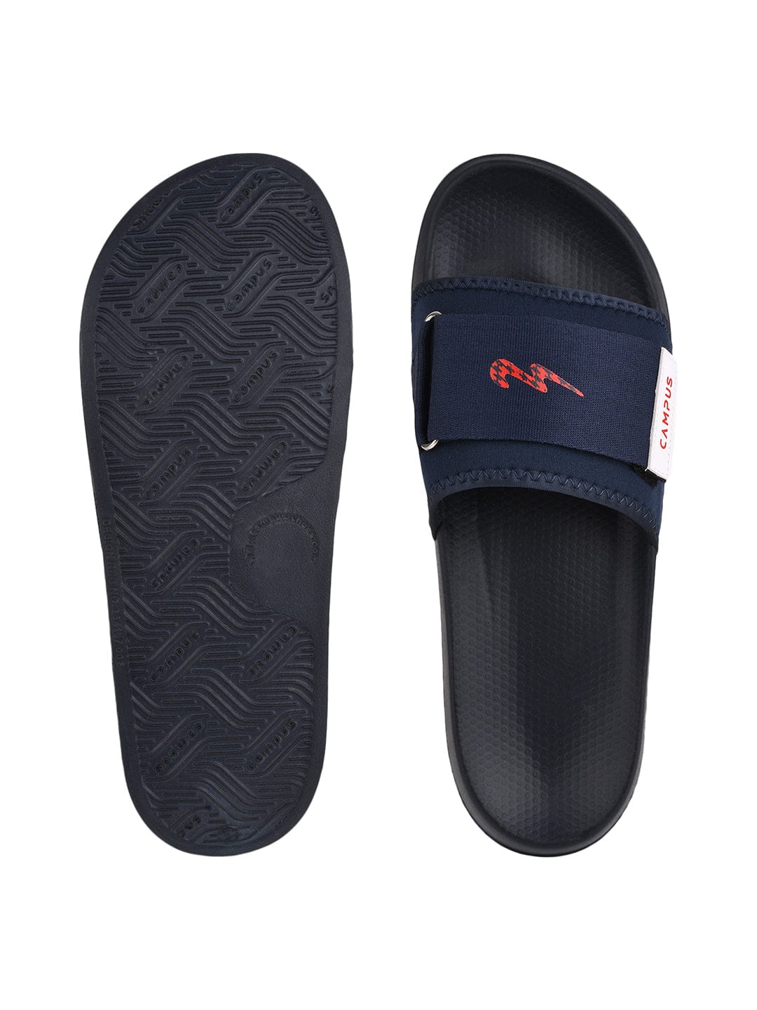 SL-424A Blue Men's Slides - Image 4