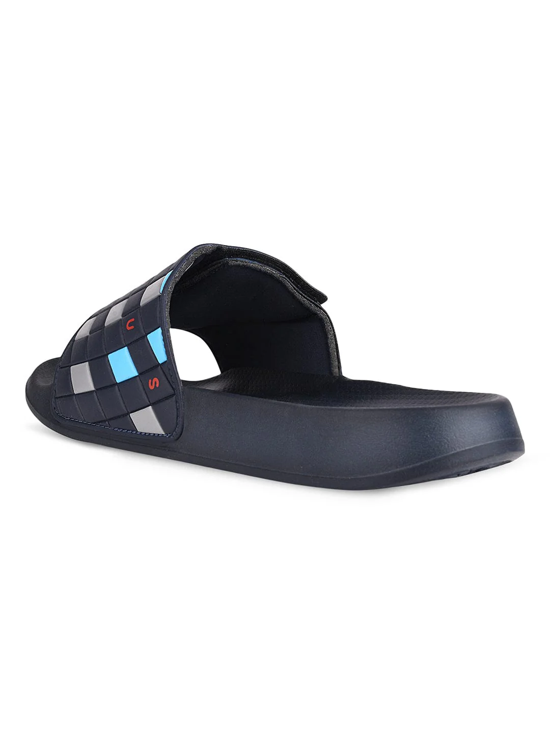 SL-425 Blue Men's Slides - Image 3