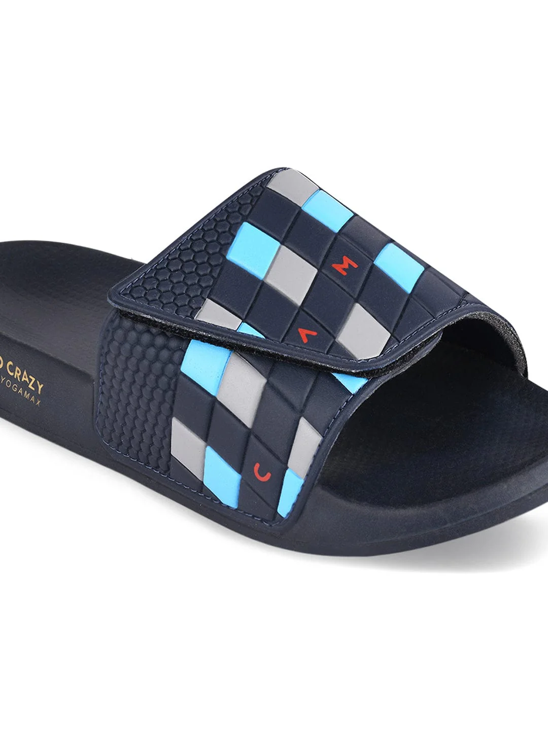 SL-425 Blue Men's Slides - Image 5