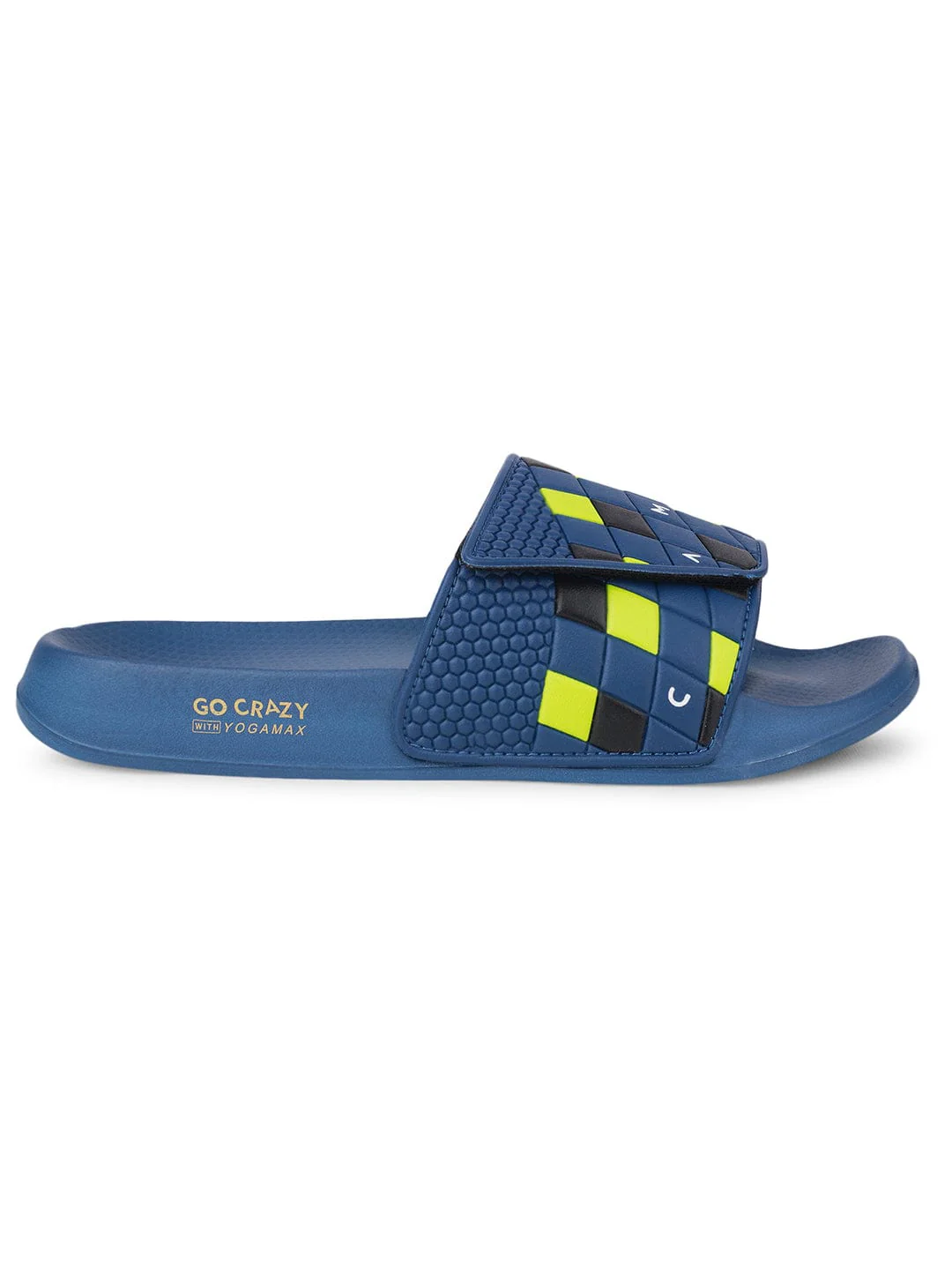SL-425 Blue Men's Slides - Image 2