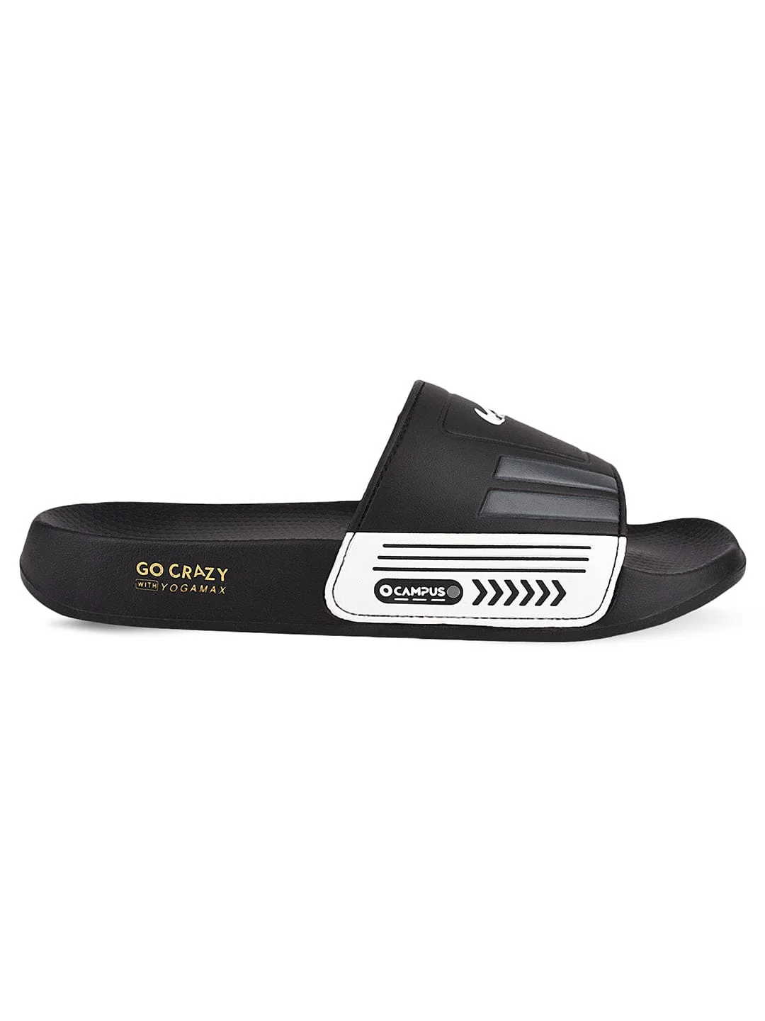SL-428 Black Men's Slides - Image 2