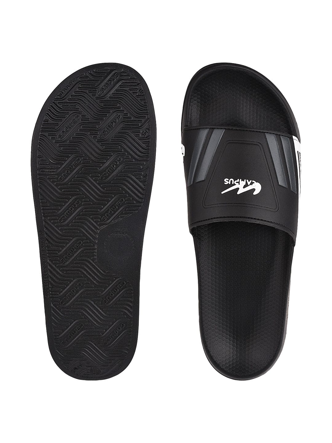 SL-428 Black Men's Slides - Image 4