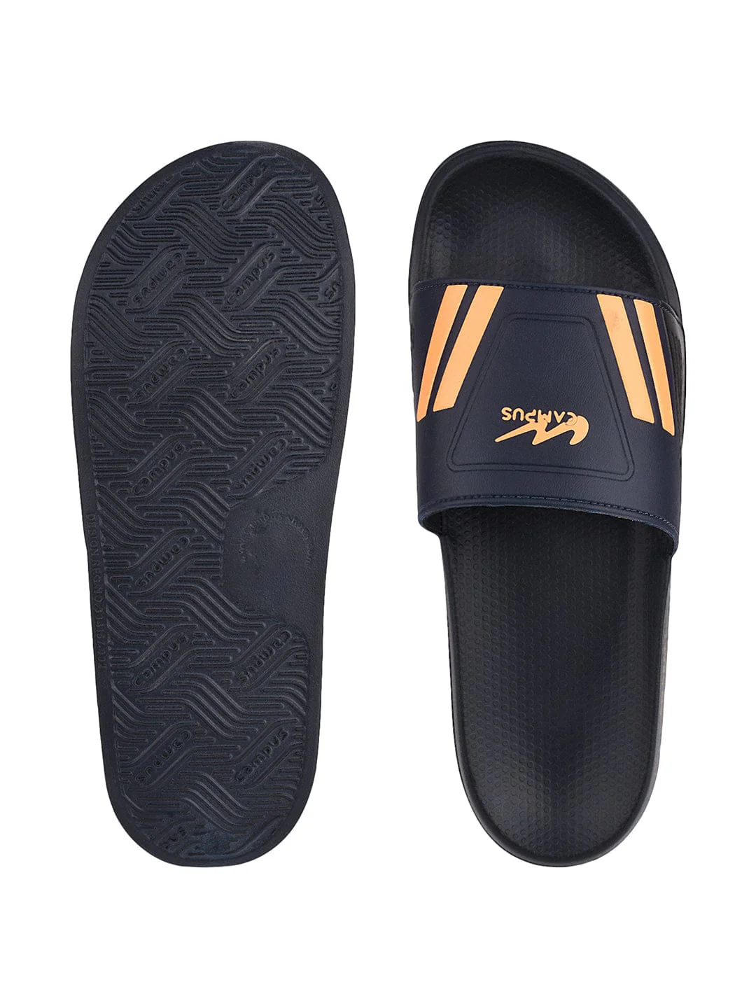 SL-428 Blue Men's Slides - Image 4