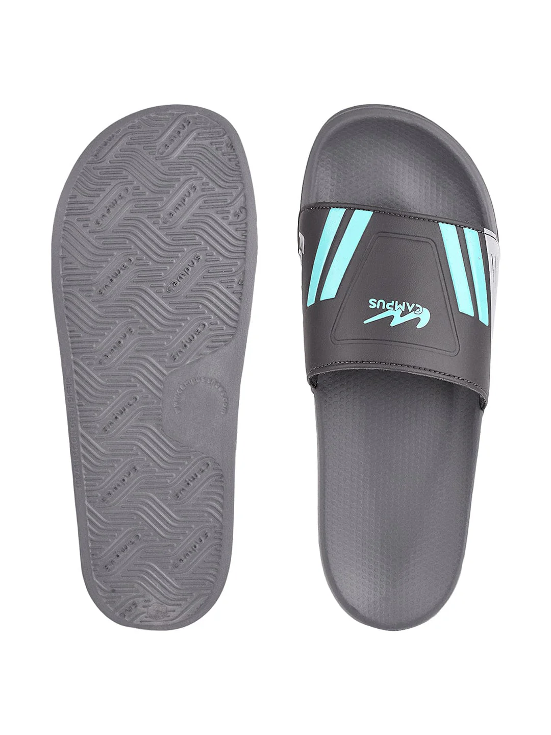 SL-428 Grey Men's Slides - Image 4