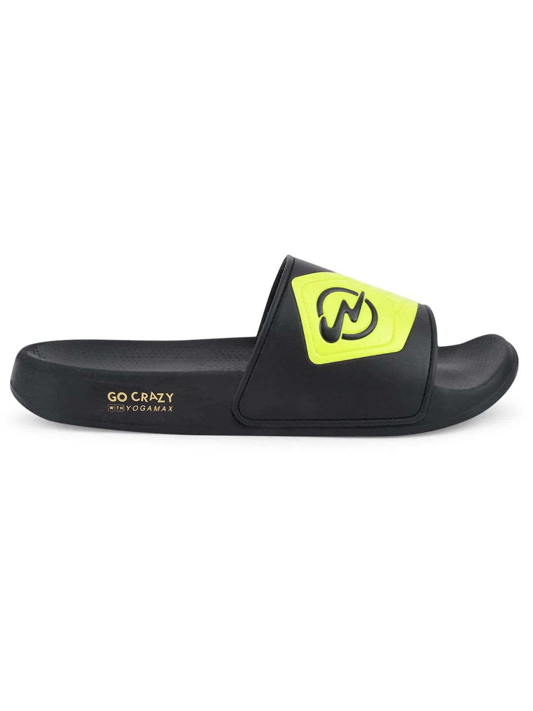 SL-429 Black Men's Slides - Image 2