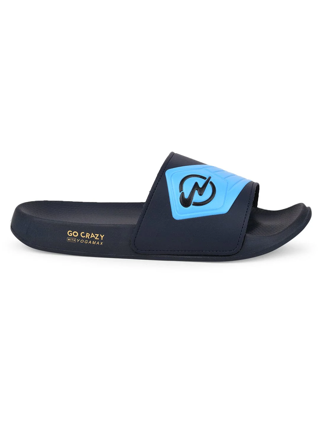 SL-429 Blue Men's Slides - Image 2