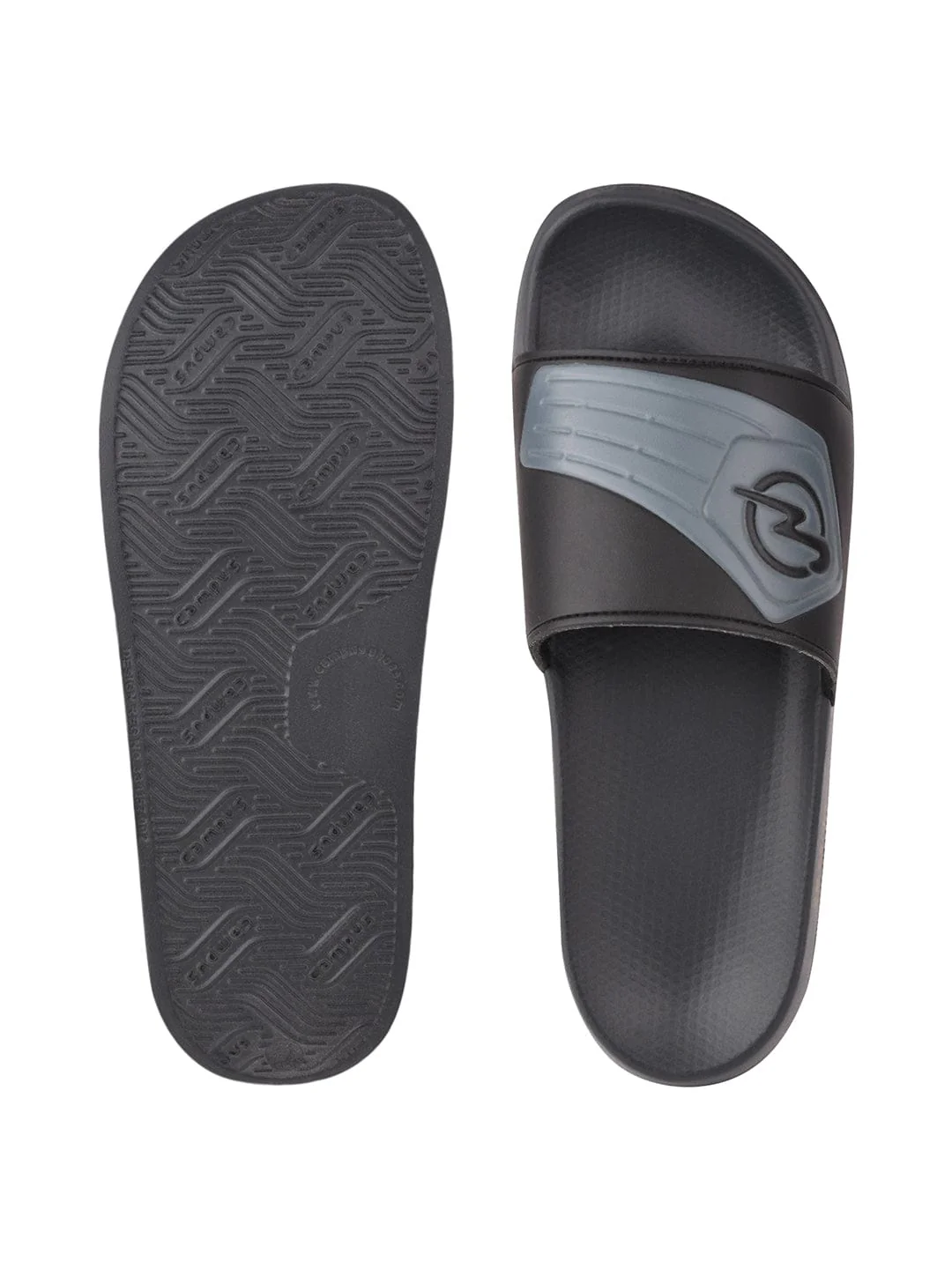 SL-429 Grey Men's Slides - Image 4