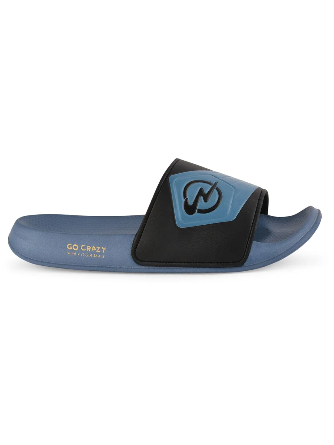 SL-429 Blue Men's Slides - Image 2