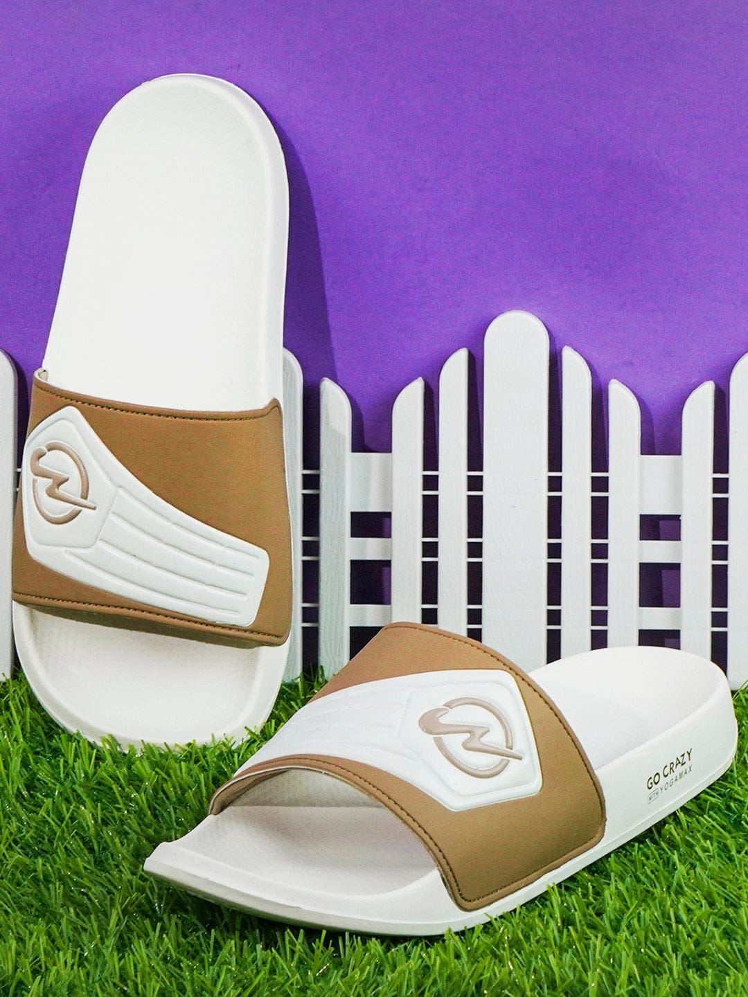 SL-429 Off White Men's Slides - Image 5