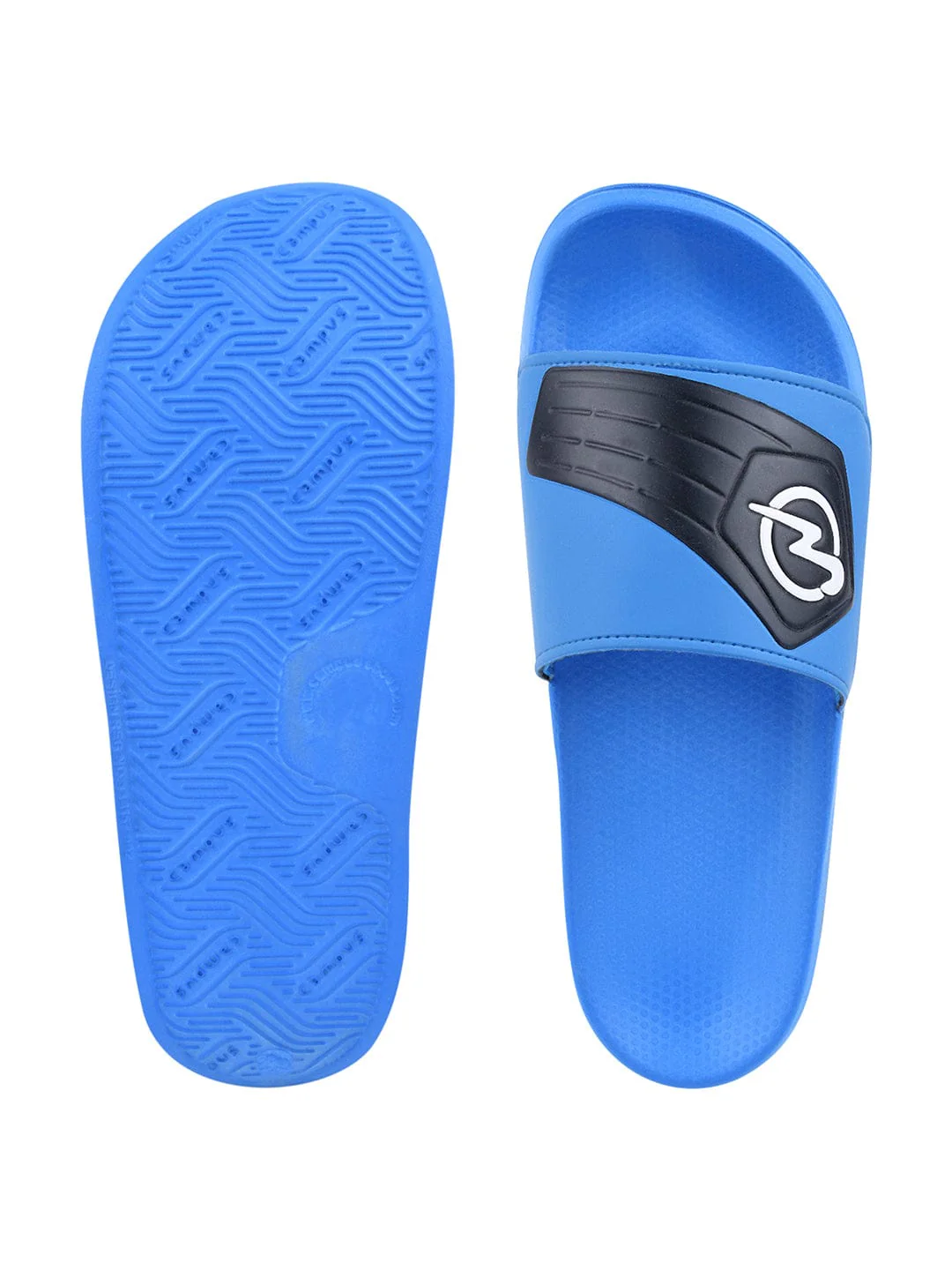 SL-429 Blue Men's Slides - Image 4