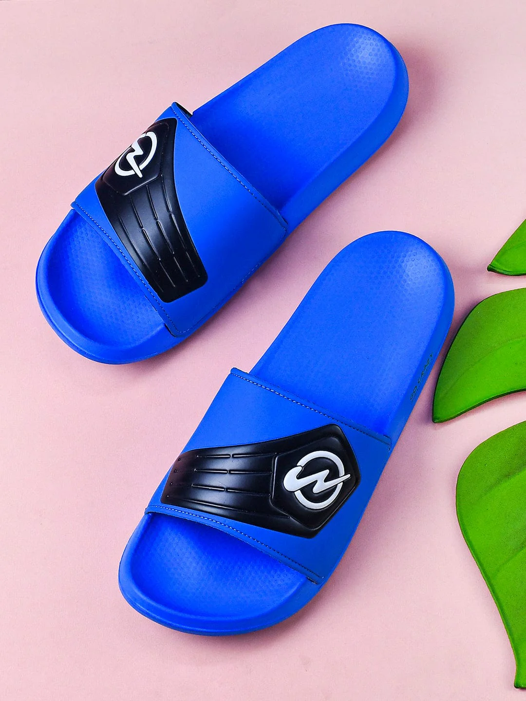 SL-429 Blue Men's Slides - Image 5