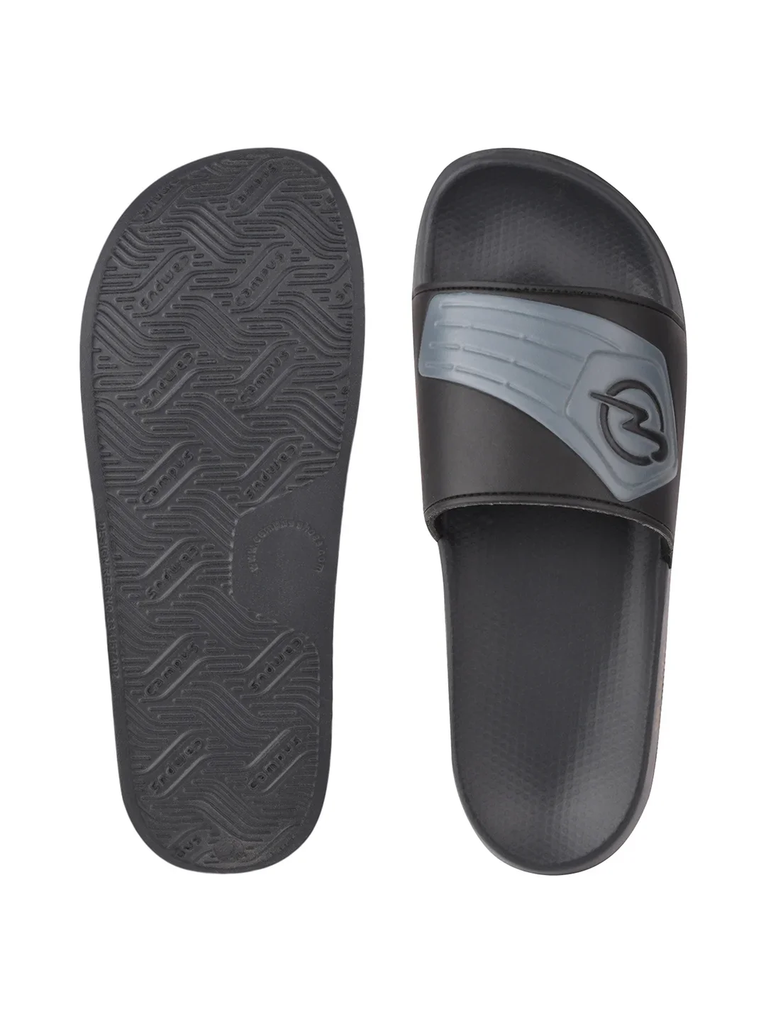 SL-429A Grey Men's Slides - Image 4