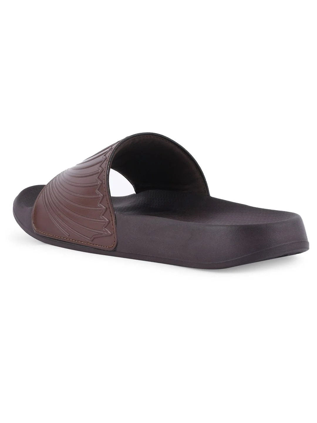 SL-430 Brown Men's Slides - Image 3