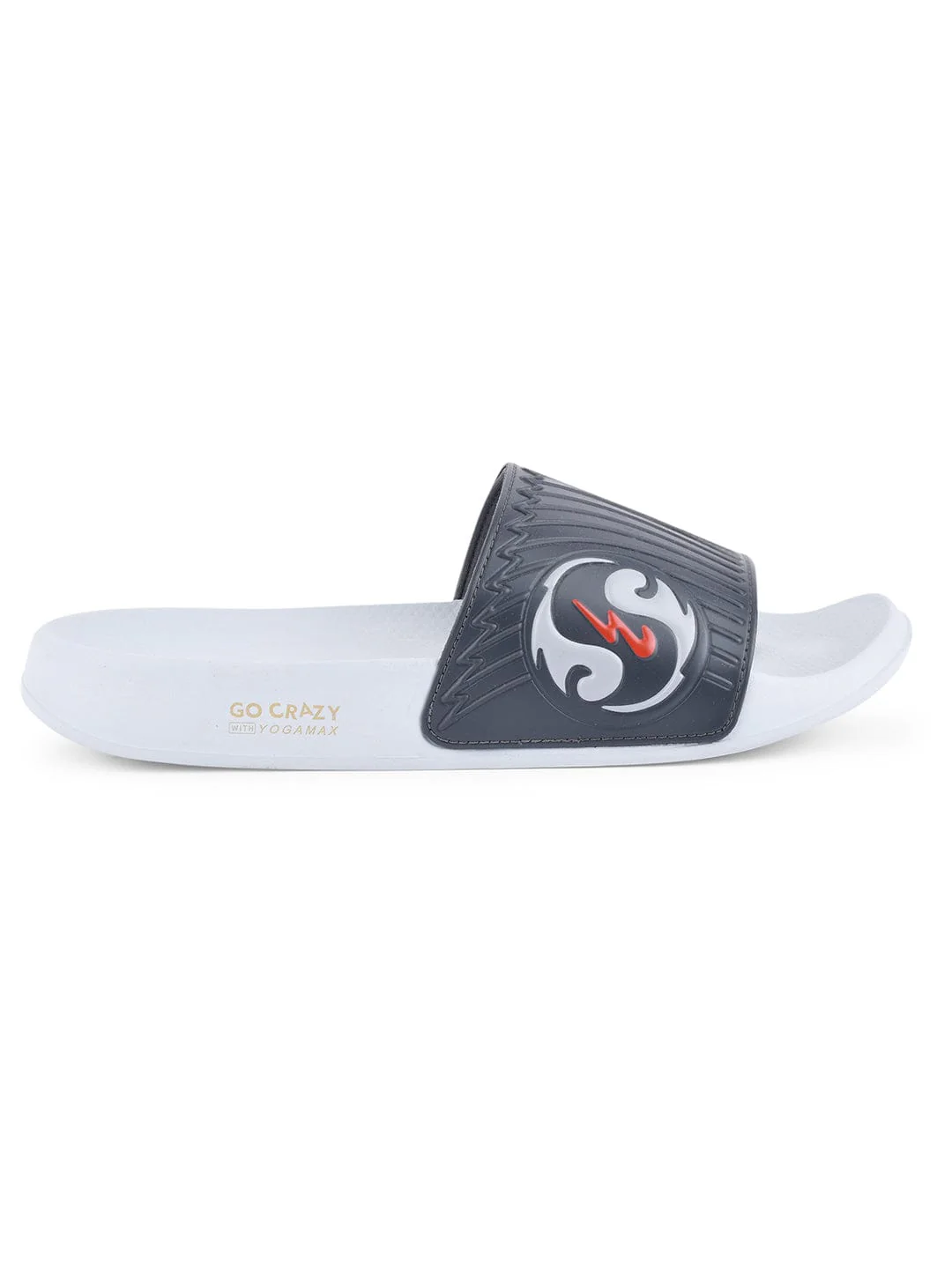 SL-430 Grey Men's Slides - Image 2