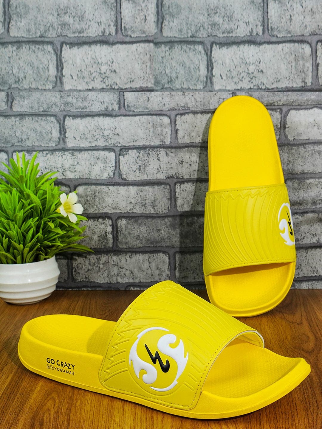 SL-430 Gold Men's Slides - Image 5