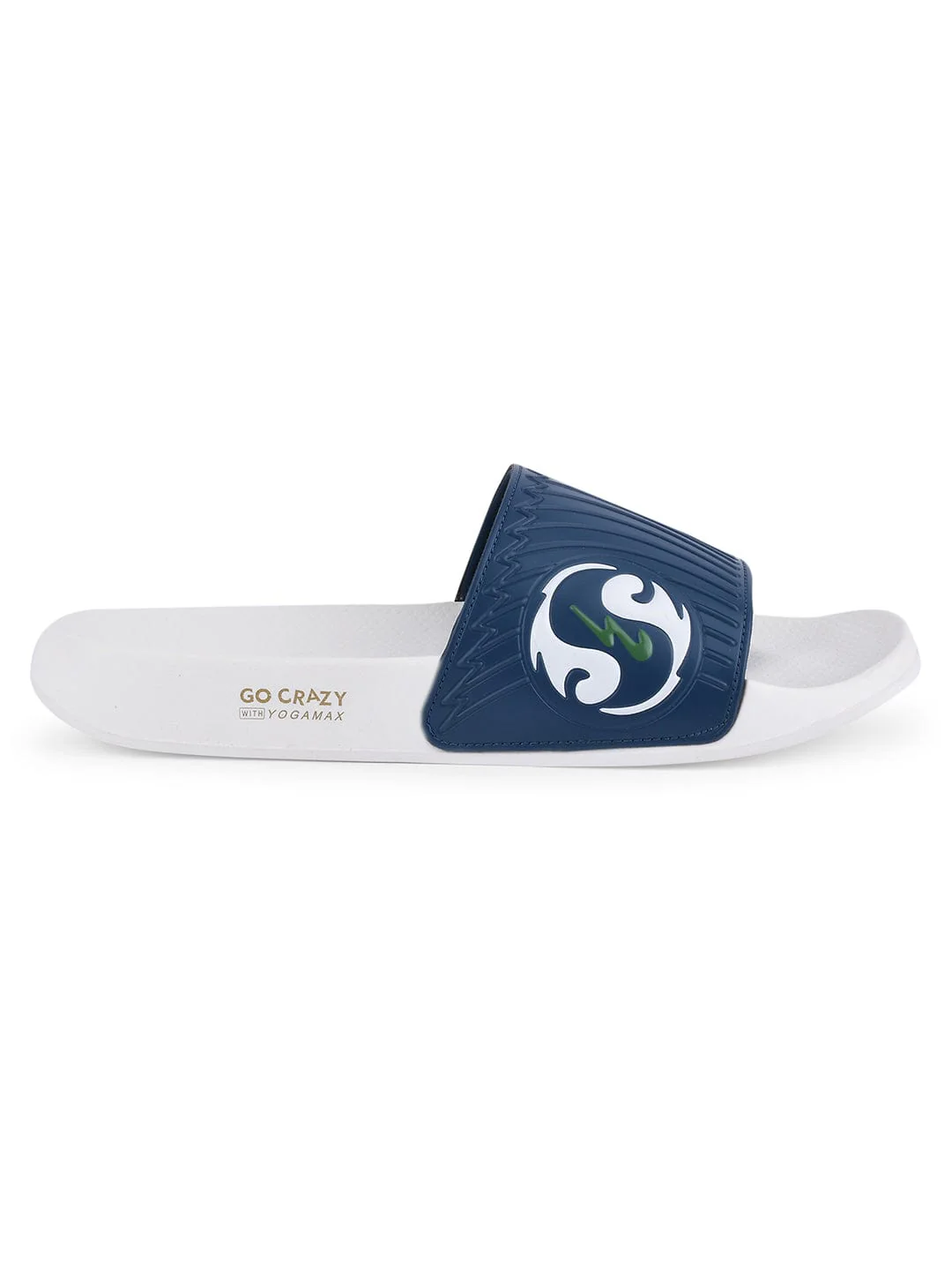 SL-430 Blue Men's Slides - Image 2
