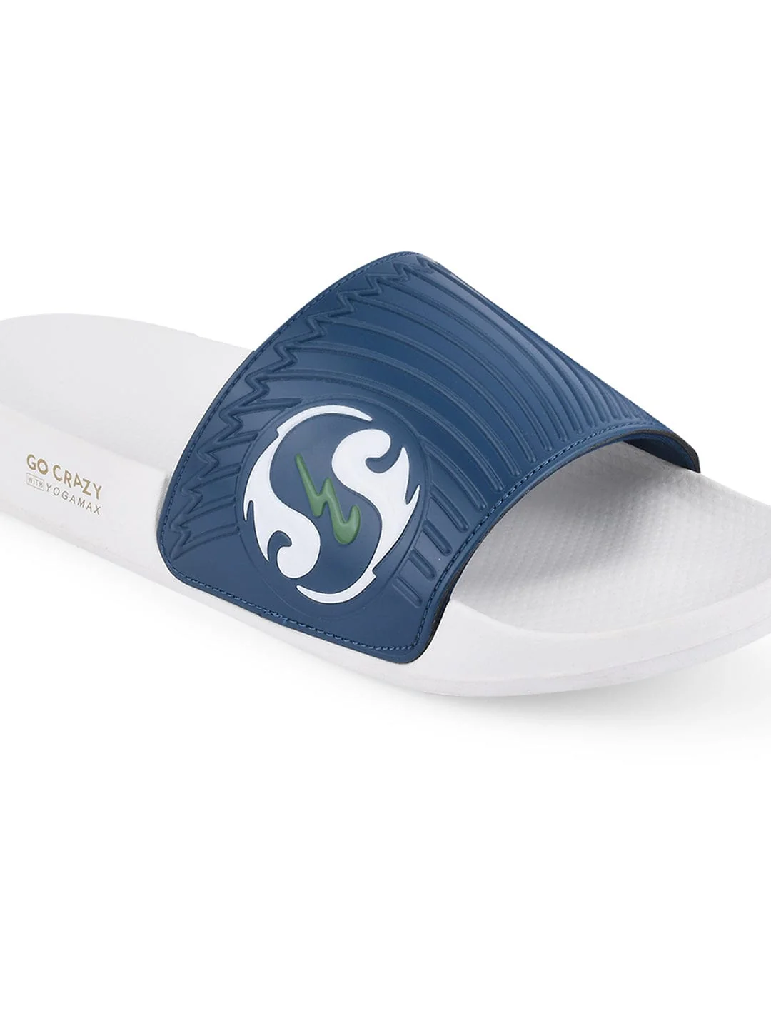 SL-430 Blue Men's Slides - Image 5