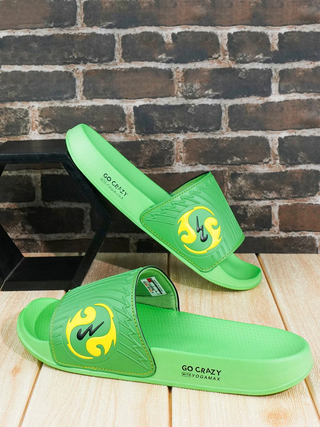 SL-430 Green Men's Slides - Image 5