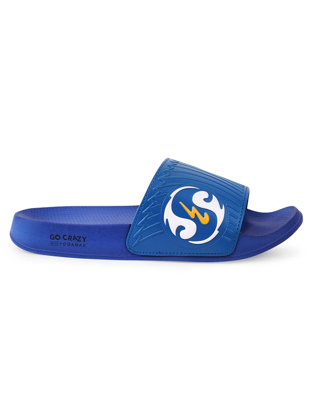 SL-430 Blue Men's Slides - Image 2