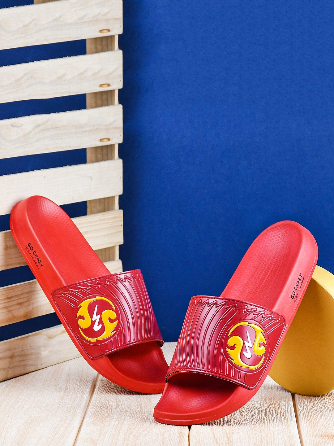 SL-430 Red Men's Slides - Image 5