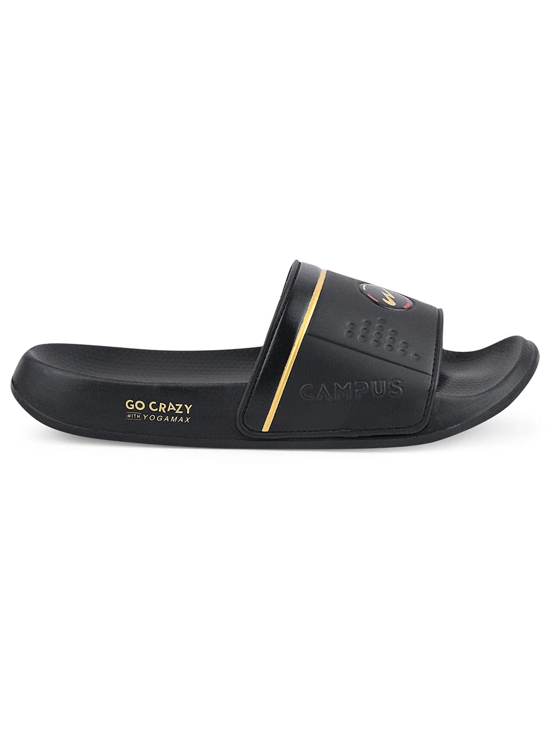 SL-431 Black Men's Slides - Image 2