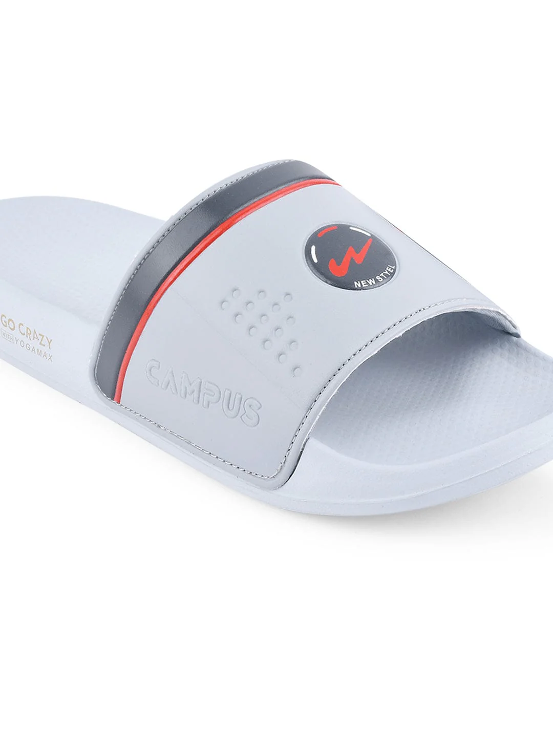 SL-431 Grey Men's Slides - Image 5