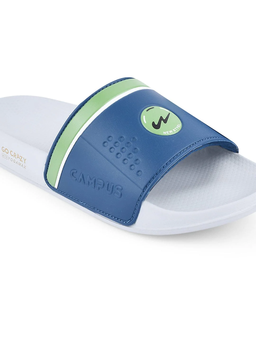 SL-431 Blue Men's Slides - Image 5