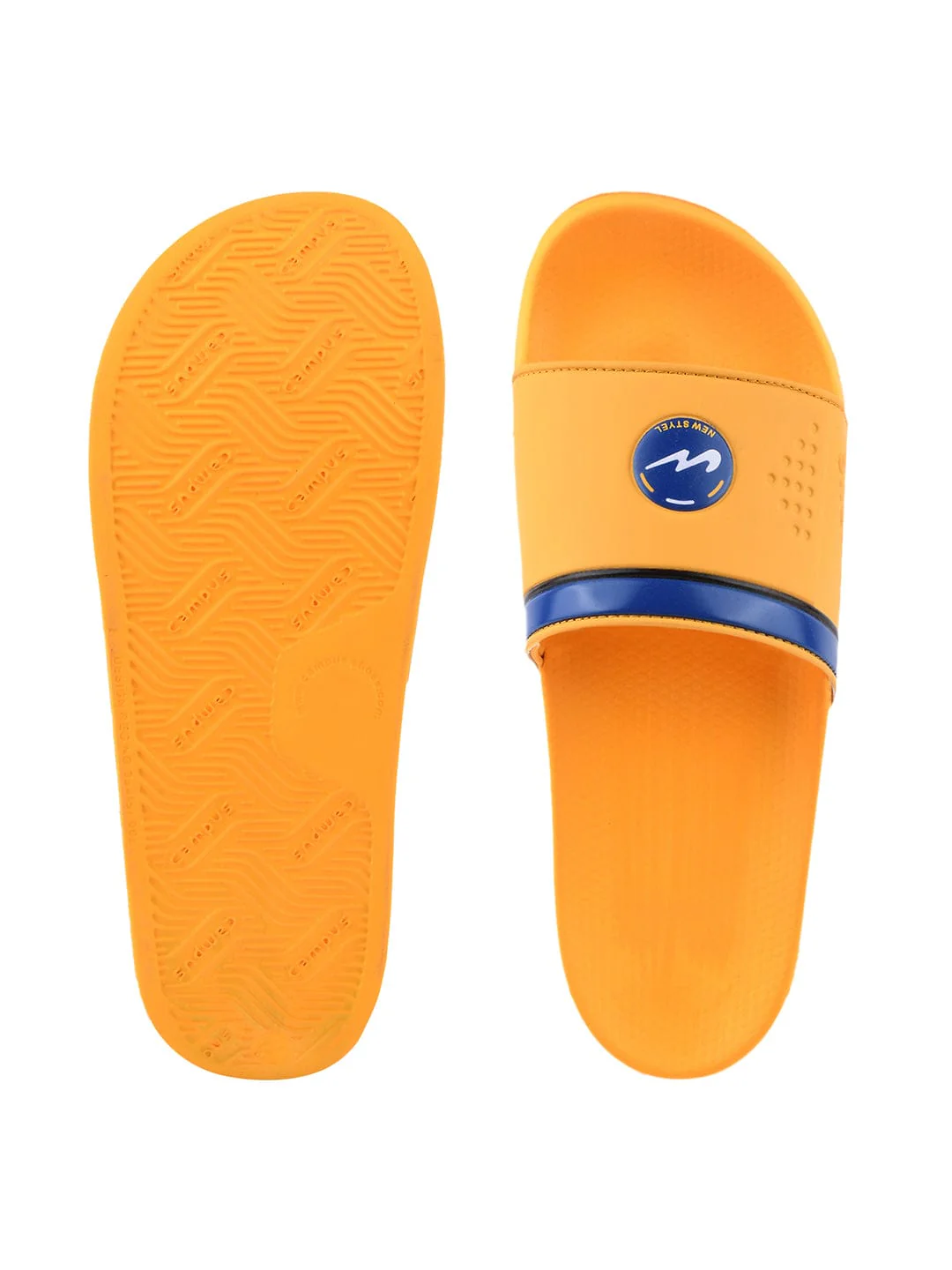SL-431 Yellow Men's Slides - Image 4