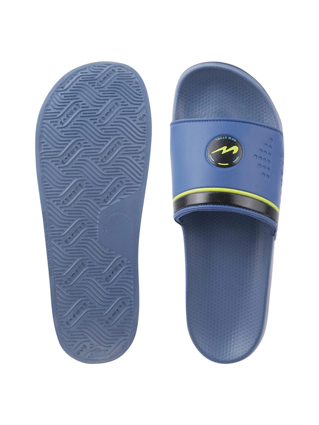 SL-431 Blue Men's Slides - Image 4
