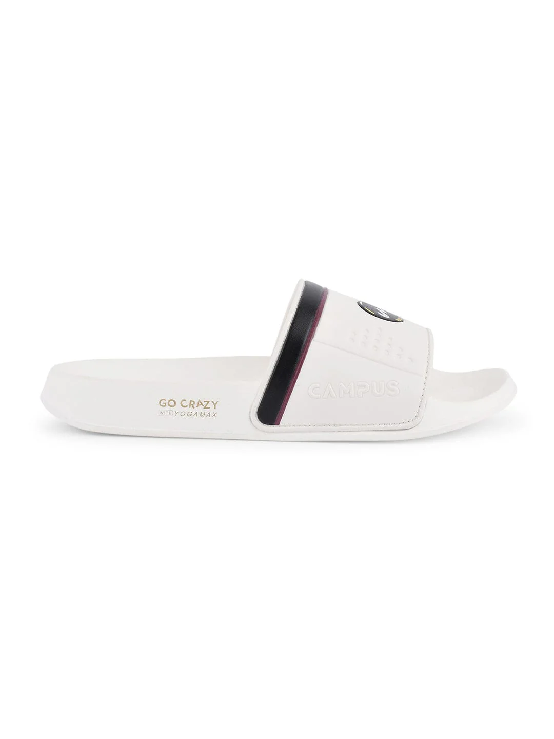 SL-431 White Men's Slides - Image 2