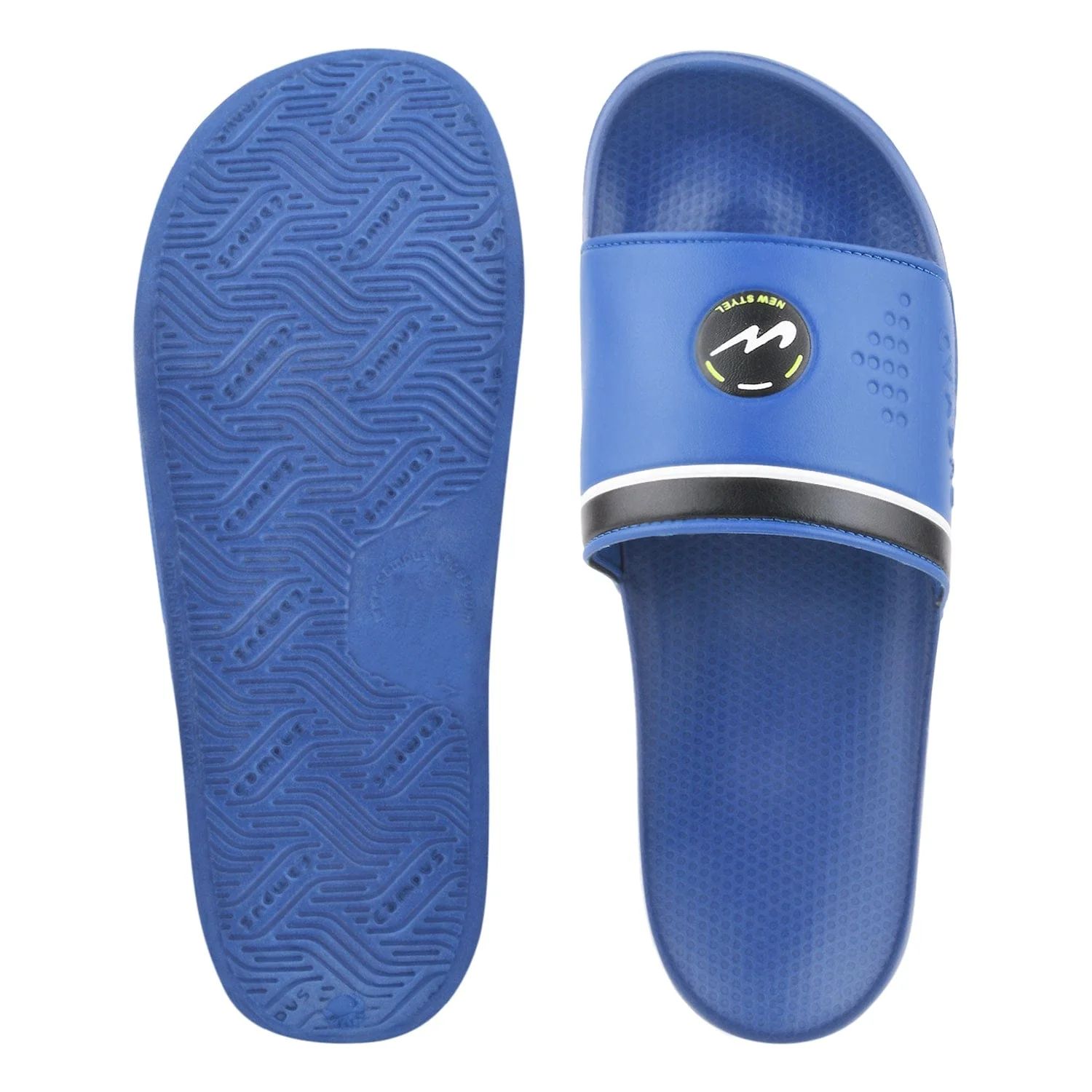SL-431 Blue Men's Slides - Image 4