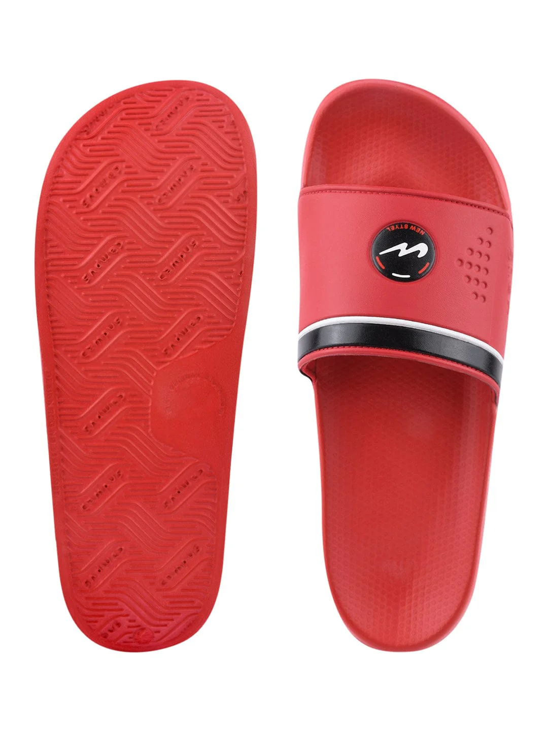 SL-431 Red Men's Slides - Image 4