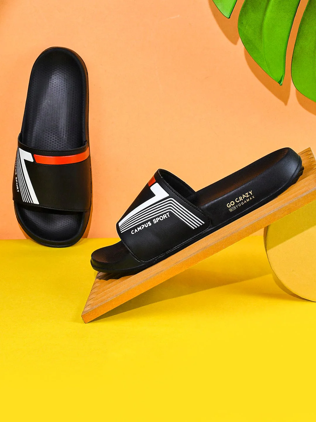 SL-432 Black Men's Slides - Image 5