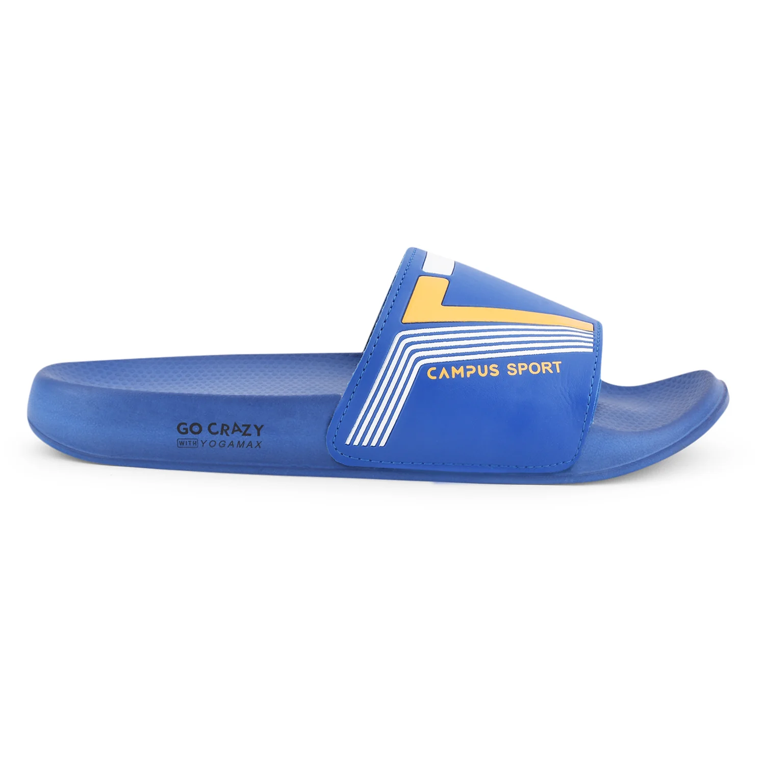 SL-432 Blue Men's Slides - Image 2