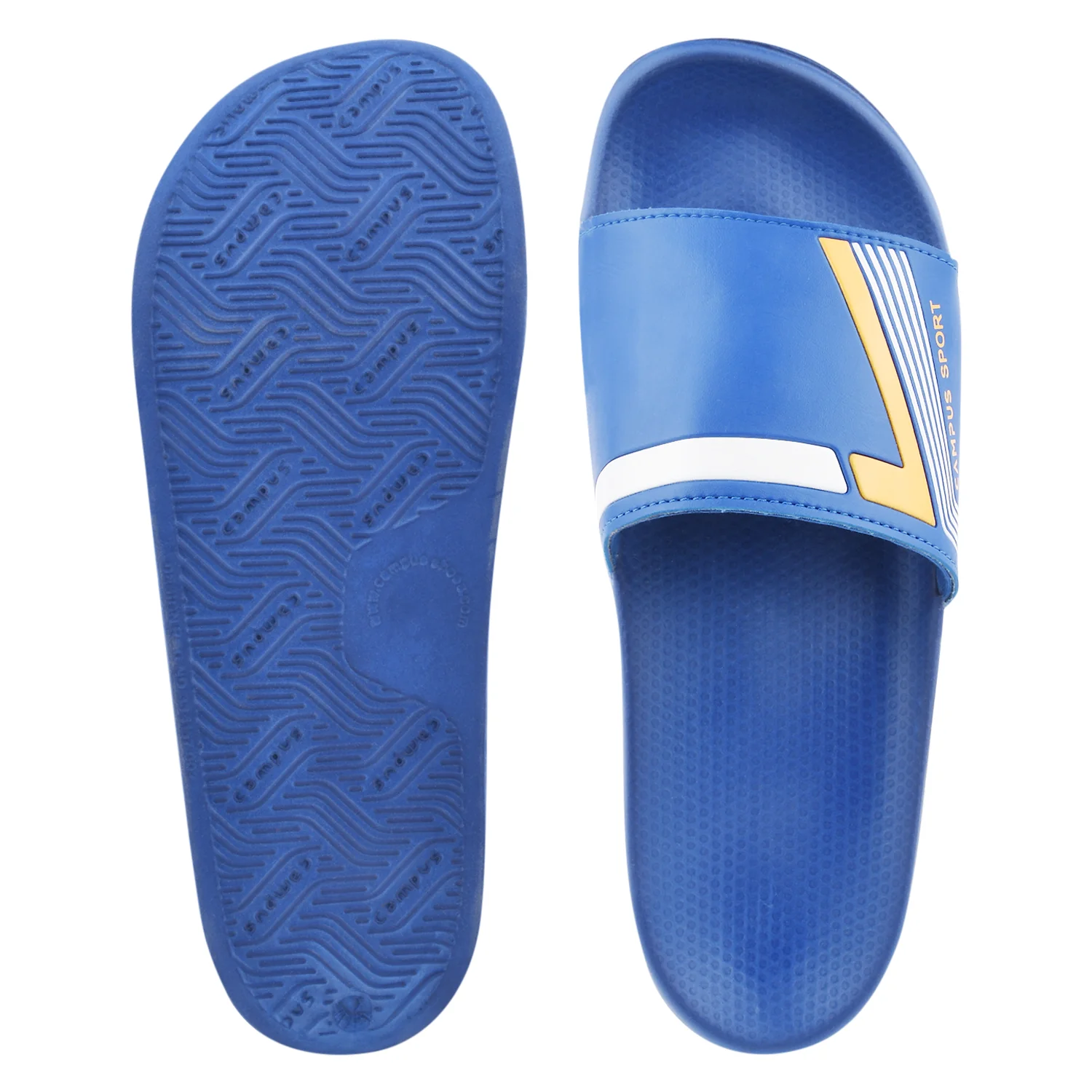 SL-432 Blue Men's Slides - Image 5