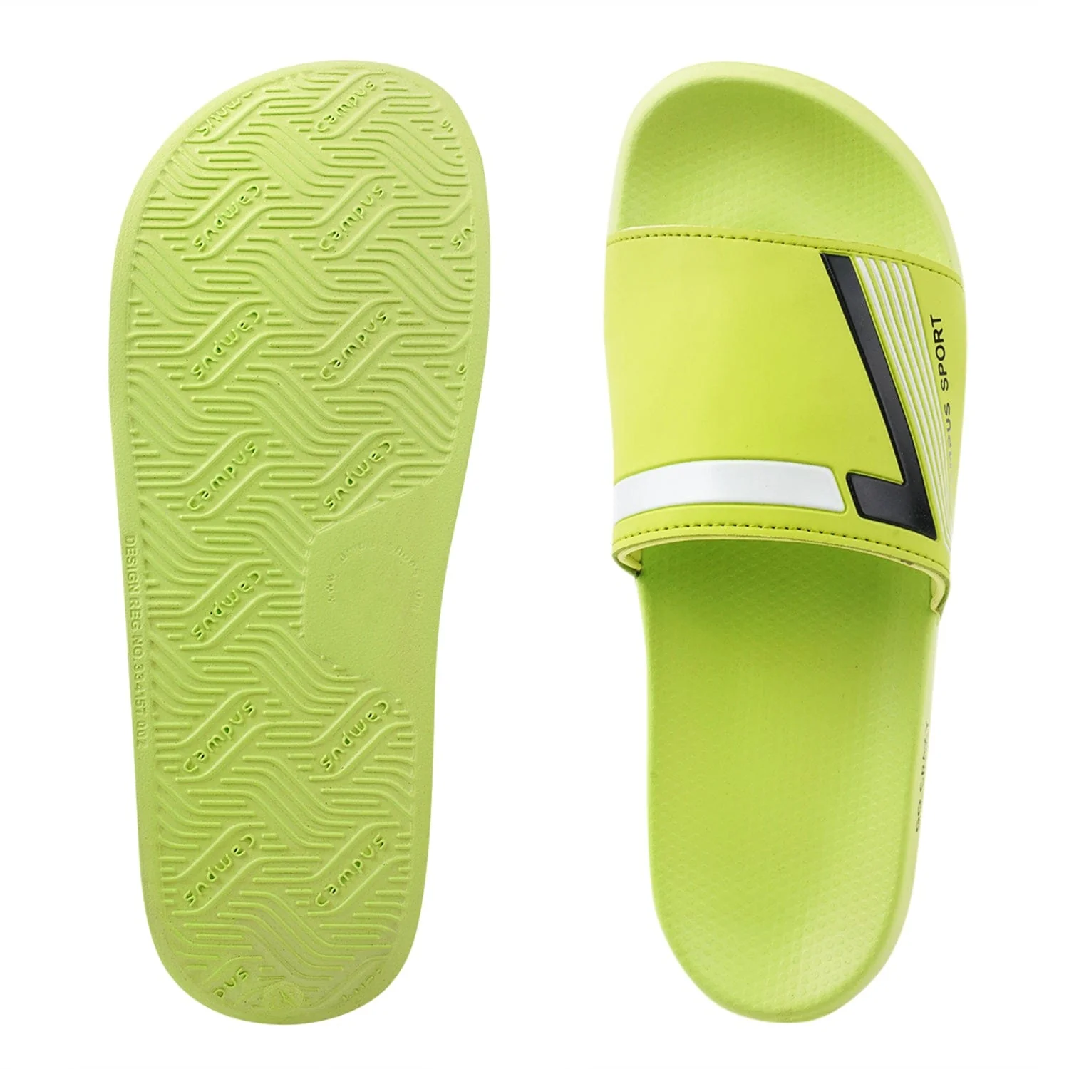 SL-432 Green Men's Slides - Image 4