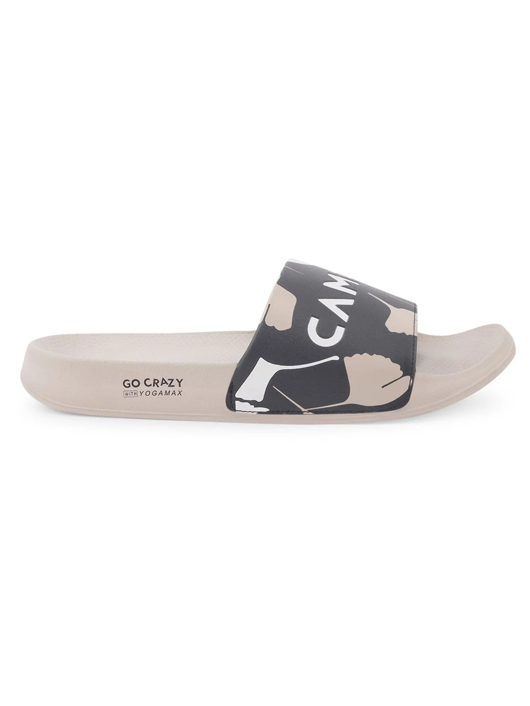 SL-433 Beige Men's Slides - Image 2