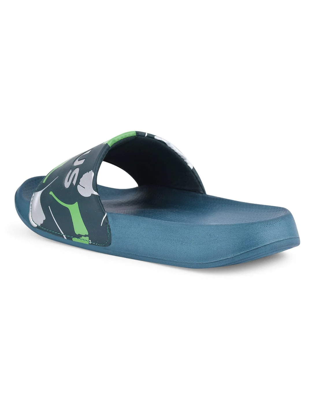 SL-433 Green Men's Slides - Image 3