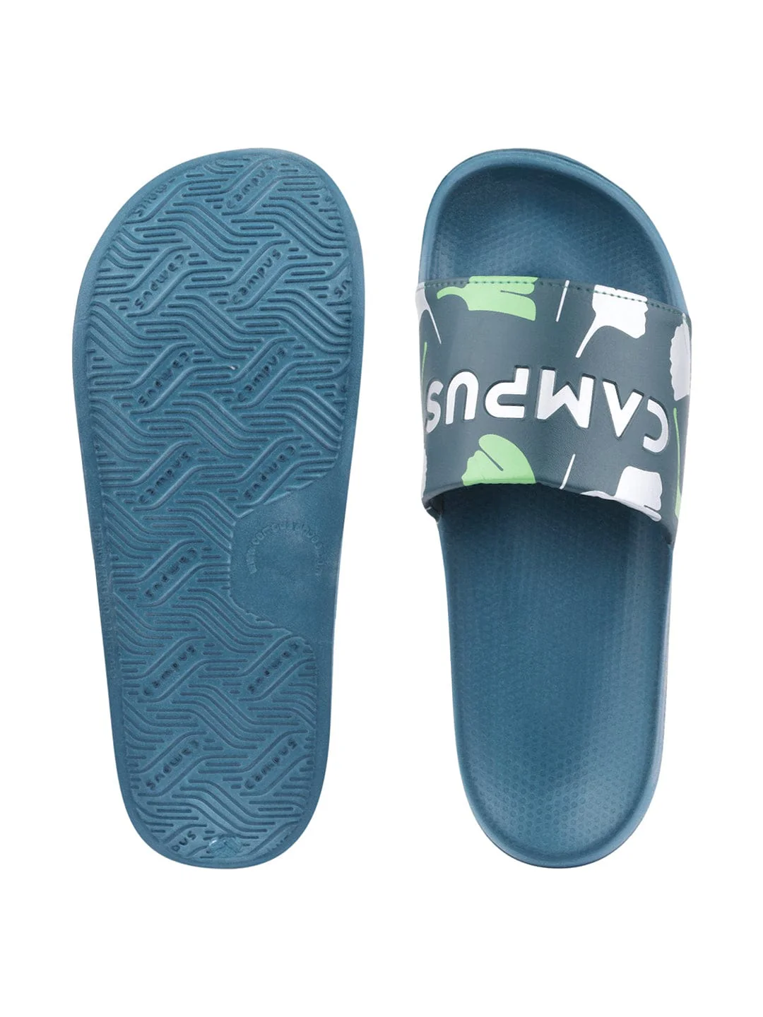SL-433 Green Men's Slides - Image 4